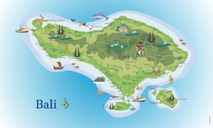 Bali travel route planning
